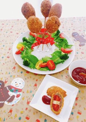 A picture of Irresistible Aiko Tomato Meatball Skewers (Fried).