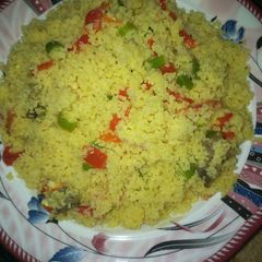 A picture of Couscous jollof.
