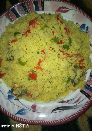 A picture of Couscous jollof.