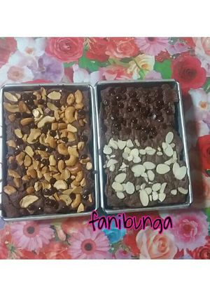 Foto resep Brownies panggang putih telur