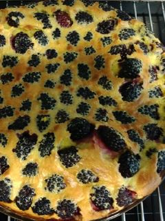 Una foto de Tarta de moras