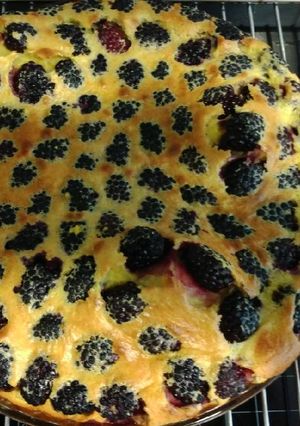 Una foto de Tarta de moras