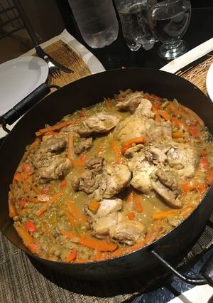 Una foto de Pollo al disco