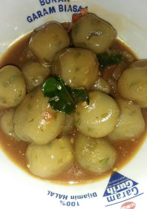 Foto resep Cilok kuah Pedas