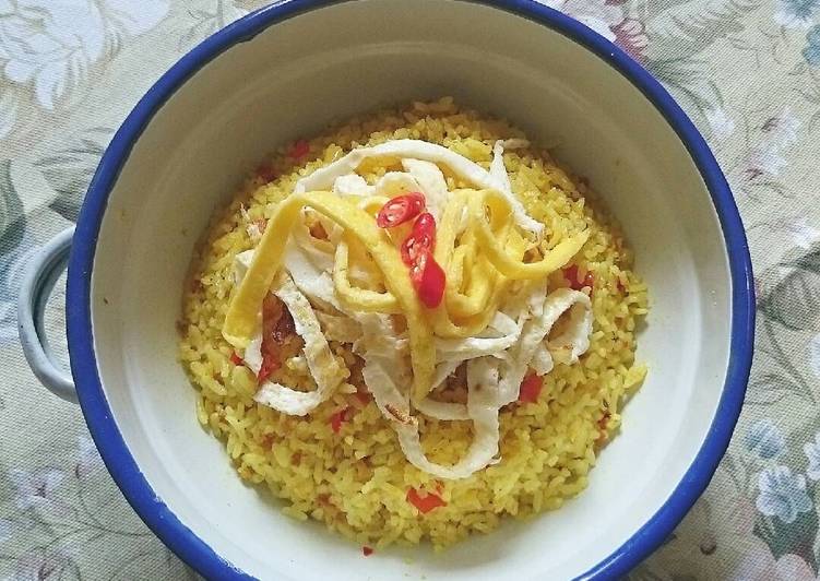 Nasi Kuning Mudah & Simple