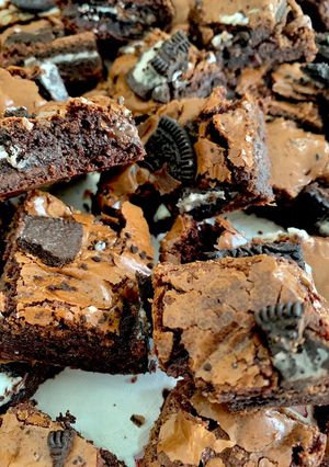 Φωτογραφία της συνταγής Όρεο σοκολατένια brownies 🍫