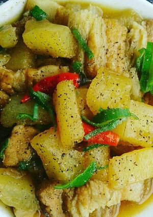 Hình của món Thịt kho củ cải.