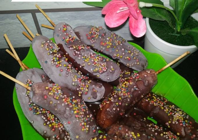 Wajib coba! Cara  buat 80. Es Pisang Coklat 🍌  nagih banget