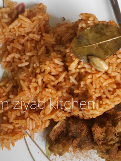 A picture of Party jollof rice.
