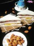 Egg Sandwich with Smooked Beef Grilled