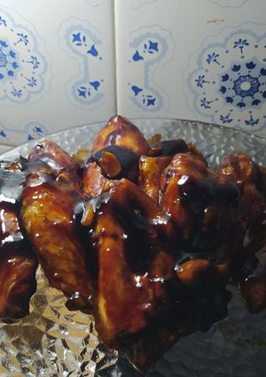 Una foto de Alitas de pollo agridulces (Las mejores!!)
