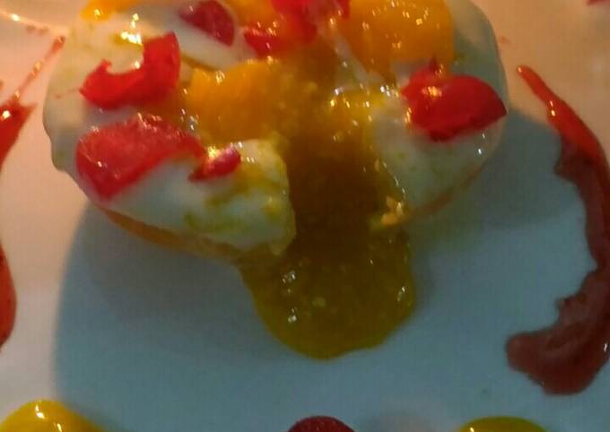 Recipe of Speedy Mango lava mango cup cake