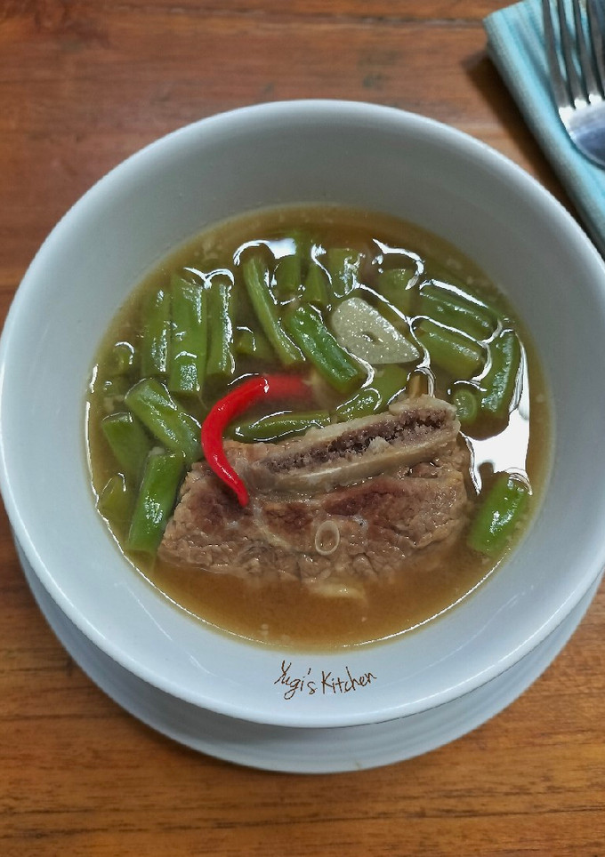 Foto resep Asem-asem Buncis Iga Sapi