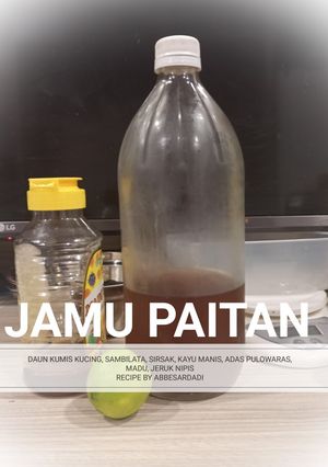 Foto resep Jamu paitan