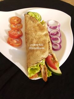 Chicken shawarma ainihin hoton girkin