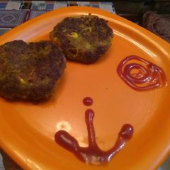 A picture of Soya granules kabab.