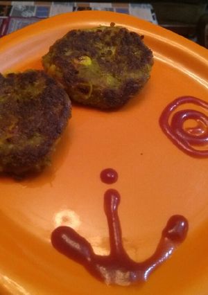 A picture of Soya granules kabab.