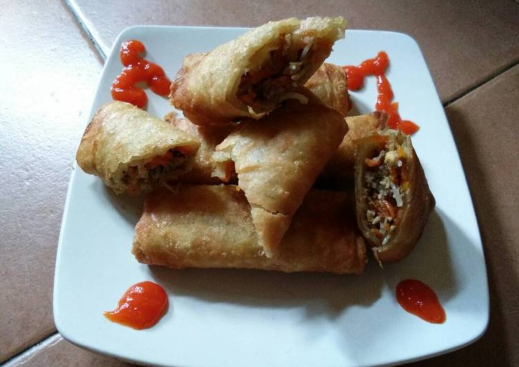 Lumpia daging ala duo sister