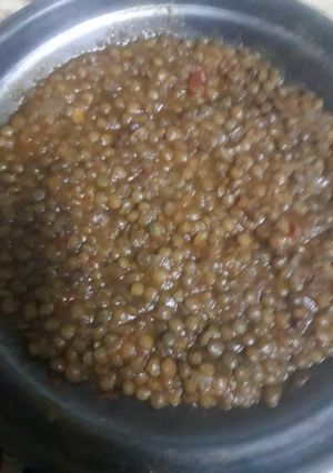صورة لوصفة عدس بجبه