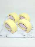 Japanese Ube n Cheese roll cake