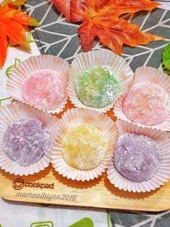 Foto resep 255. Sweet Rainbow Mochi