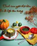 Bí đỏ hấp tôm trứng - 8m+