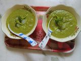 ব্রকোলি আমন্ড স্যুপ (broccoli almond soup recipe in Bengali)