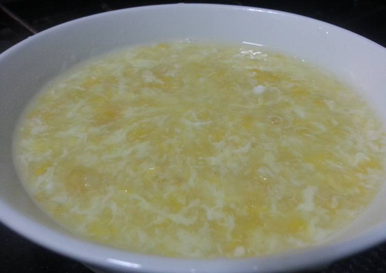 Steps to Prepare Perfect Sweet Corn Egg Drop Soup