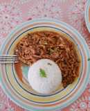 Olluquito con carne molida