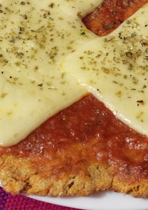 Una foto de Pizza en masa de zanahoria (gluten free)