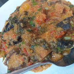 A picture of Acha porridge.