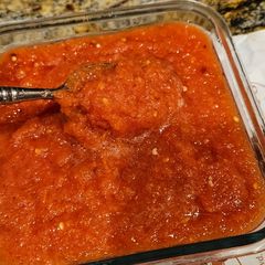 A picture of Medium heat great taste salsa.