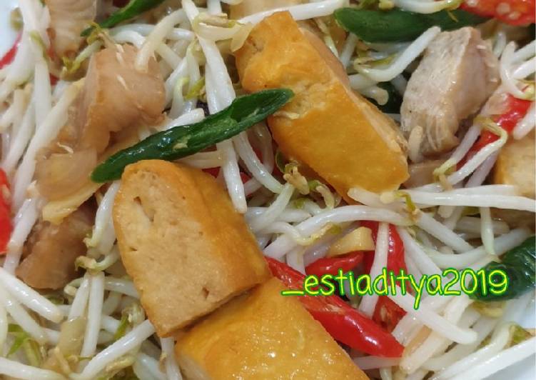 Resep Tauge Ikan Asin, Lezat