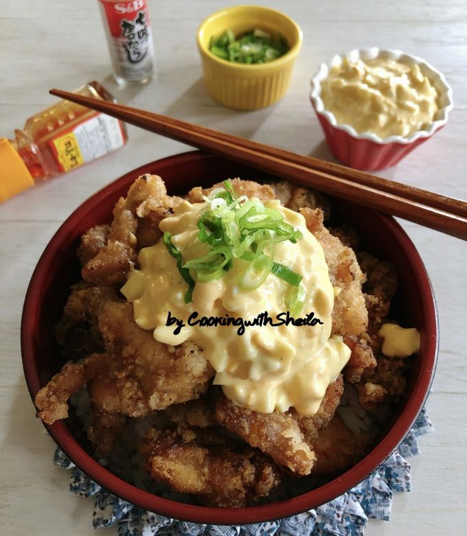 Foto resep Chicken Karaage dengan Egg Mayo