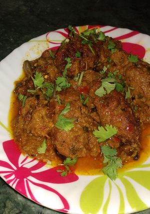 A picture of Karhai kabaab.