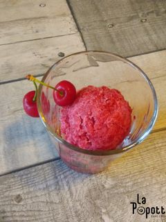 Une photo de Sorbet à la cerise