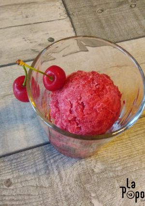 Une photo de Sorbet à la cerise