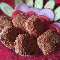 A picture of Fish Cutlets🐟🐟.