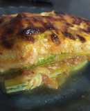 Lasagna de zucchini y carne