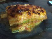 Una foto de pollo zucchini