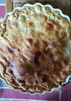 Una foto de Tarta de puerro, semana de tartas
