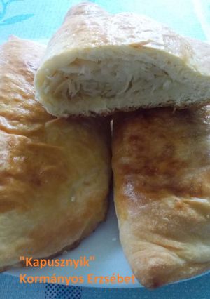 "Kapusznyik" káposztás táska recept fotója