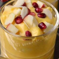 A picture of Apple custard.