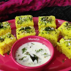 A picture of Instant Dhokla.