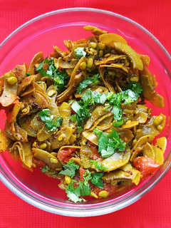 A picture of String Beans (papdi) Subji.