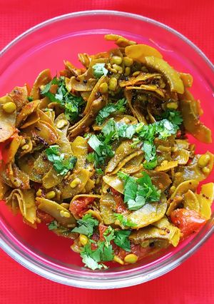 A picture of String Beans (papdi) Subji.