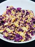 Ensalada de lombarda con aliño light y sésamo