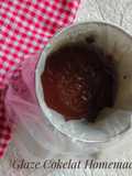 Glaze Cokelat Homemade