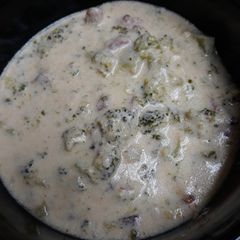 A picture of Broccoli and Ham Soup.