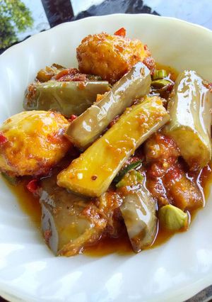 Foto resep Balado terong ati ampela